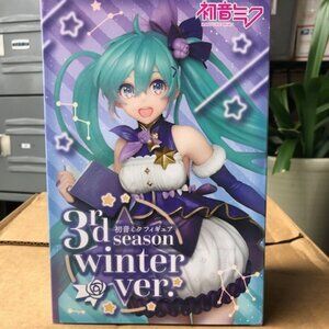 Taito Hatsune Miku 3rd Season Winter Version Figure (BRAND NEW IN SEALED BOX)